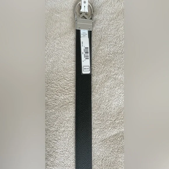 MICHAEL Michael Kors Women’s Reversible Belt | Color: Black and Gray | Size: M - Picture 11 of 12